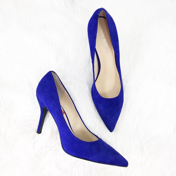 Nine West Shoes - NWOB Nine West "FLAX" Blue 4" Heel Point Toe Pump